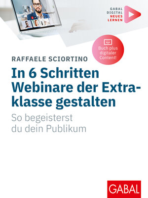 cover image of In 6 Schritten Webinare der Extraklasse gestalten